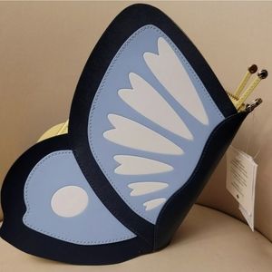 Kate Spade Bonnie Butterfly Crossbody Blue Bag NWT